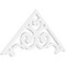 Ekena Millwork Pitch Hurley Architectural Grade PVC Gable Pediment, 48"W x 22"H x 1"P (11/12) GPP048X022X100HUR - alternate 1